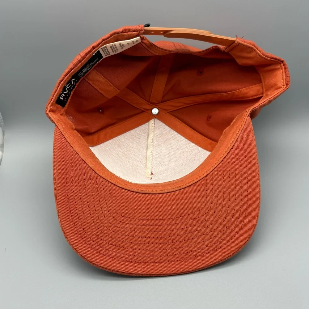 RVCA | Snapback Hat - Eagle Patch Logo Orange